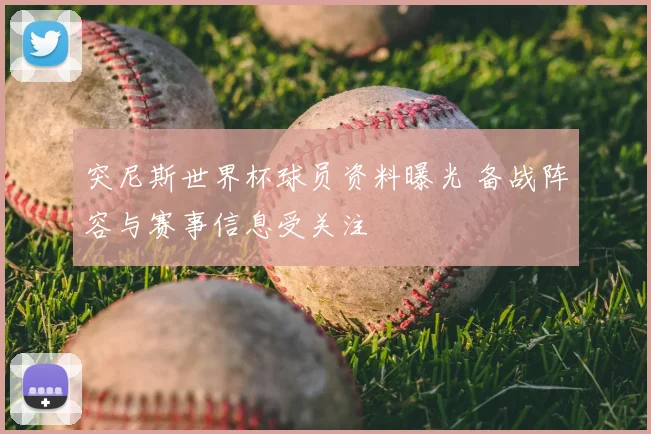突尼斯世界杯球员资料曝光 备战阵容与赛事信息受关注